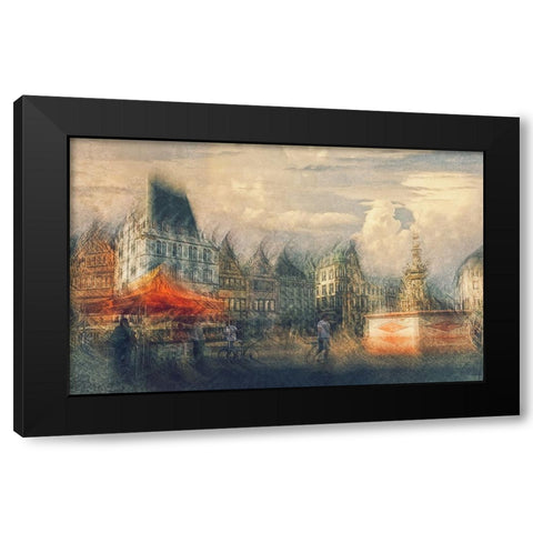 Trier Germany-A Beautiful City Black Modern Wood Framed Art Print by Van Der, Jan