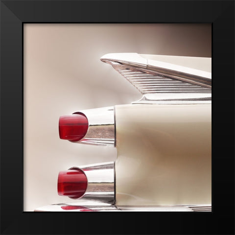 American Classic Car Custom Royal 1959 Tail Fin Black Modern Wood Framed Art Print by Gube, Beate