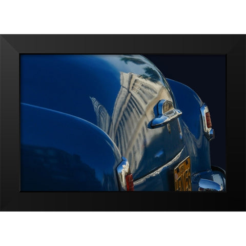 Reflection Black Modern Wood Framed Art Print by CreativeArtSolution