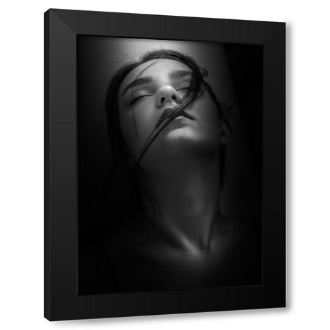 Ritratto Di Elisabetta Black Modern Wood Framed Art Print by Fidanza, Toni
