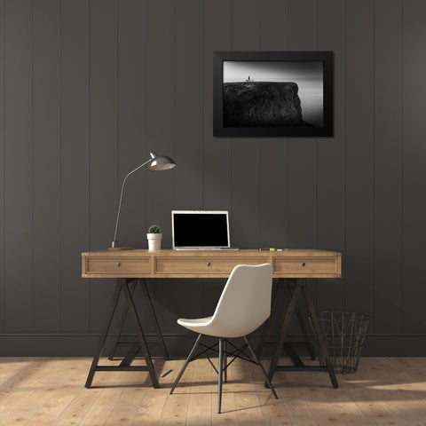 Over The Moor .. Black Modern Wood Framed Art Print by Vanzan, Erminio