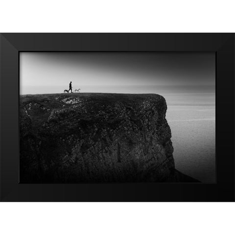 Over The Moor .. Black Modern Wood Framed Art Print by Vanzan, Erminio