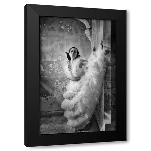 The Hollywood Starlet Black Modern Wood Framed Art Print with Double Matting by Dixon, Colin