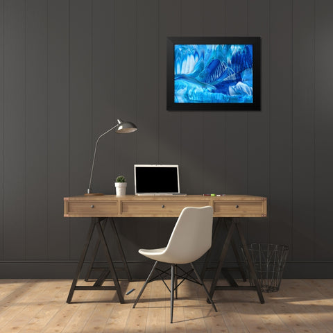 Ice age Black Modern Wood Framed Art Print by Westum, Heidi