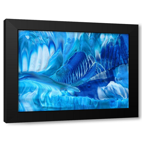 Ice age Black Modern Wood Framed Art Print with Double Matting by Westum, Heidi