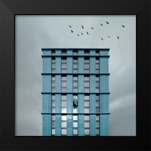 Urban creative Black Modern Wood Framed Art Print by Schuster, Inge