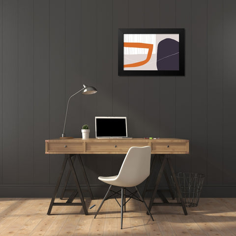 All I wanna do Black Modern Wood Framed Art Print by uplusmestudio