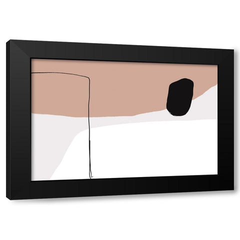 You a happiness Black Modern Wood Framed Art Print with Double Matting by uplusmestudio