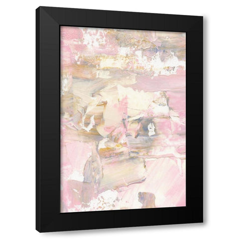 Distorted Spring Black Modern Wood Framed Art Print by uplusmestudio