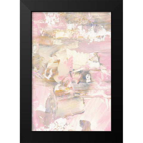 Distorted Spring Black Modern Wood Framed Art Print by uplusmestudio