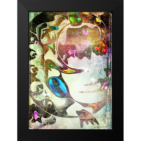 The moon charms at night Black Modern Wood Framed Art Print by Kulik, Rafal