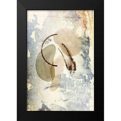 Boho art 7 Black Modern Wood Framed Art Print by Kulik, Rafal