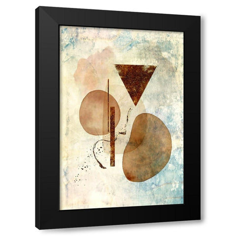 Boho art 8 Black Modern Wood Framed Art Print by Kulik, Rafal