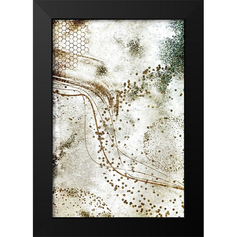 Boho art 11 Black Modern Wood Framed Art Print by Kulik, Rafal