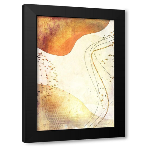 Boho art 12 Black Modern Wood Framed Art Print by Kulik, Rafal