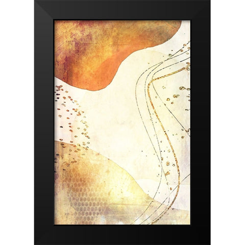 Boho art 12 Black Modern Wood Framed Art Print by Kulik, Rafal