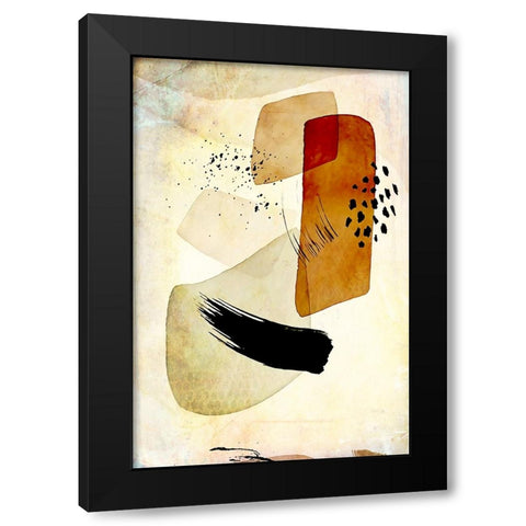 Boho art 14 Black Modern Wood Framed Art Print by Kulik, Rafal