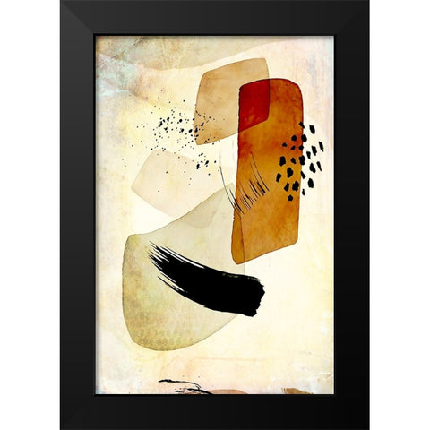 Boho art 14 Black Modern Wood Framed Art Print by Kulik, Rafal