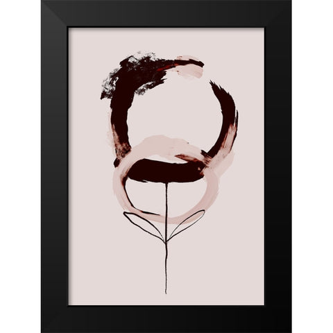 Coffee No 1 Black Modern Wood Framed Art Print by Treechild