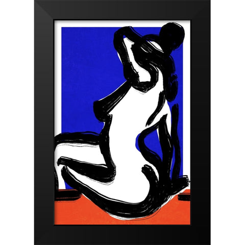 In The Heat Of The Night Black Modern Wood Framed Art Print by Treechild