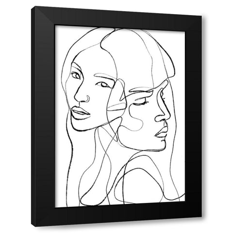 The Truth Black Modern Wood Framed Art Print by Treechild