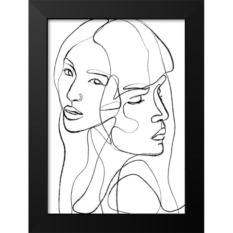 The Truth Black Modern Wood Framed Art Print by Treechild