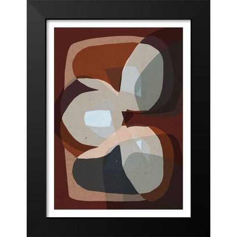 Trio Black Modern Wood Framed Art Print by Treechild