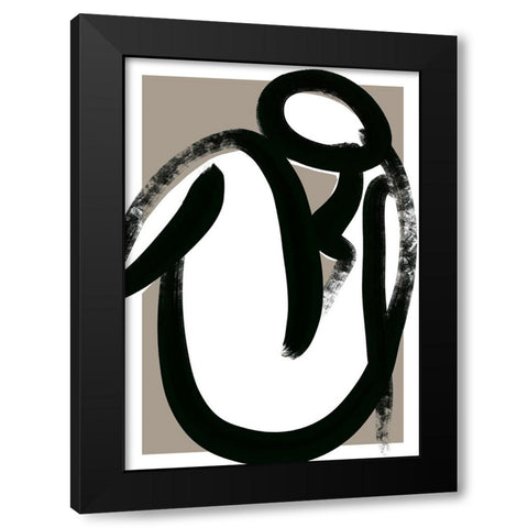 Closer Black Modern Wood Framed Art Print by Treechild