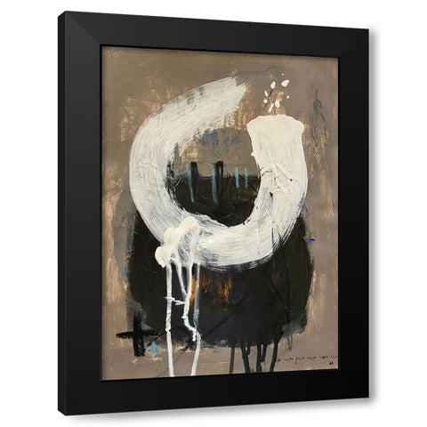 Fresh Start 3 Black Modern Wood Framed Art Print by Raposo, Afranio