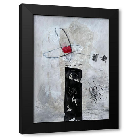 Fresh Start 2 Black Modern Wood Framed Art Print with Double Matting by Raposo, Afranio