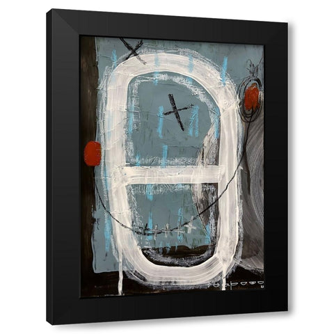 Fresh Start 1 Black Modern Wood Framed Art Print by Raposo, Afranio