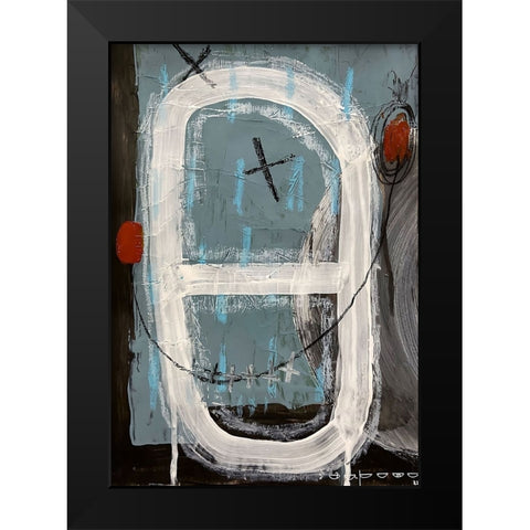 Fresh Start 1 Black Modern Wood Framed Art Print by Raposo, Afranio