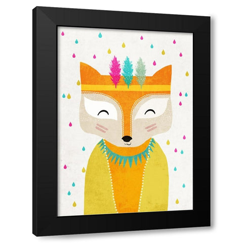 The Rainmaker Black Modern Wood Framed Art Print by Treechild