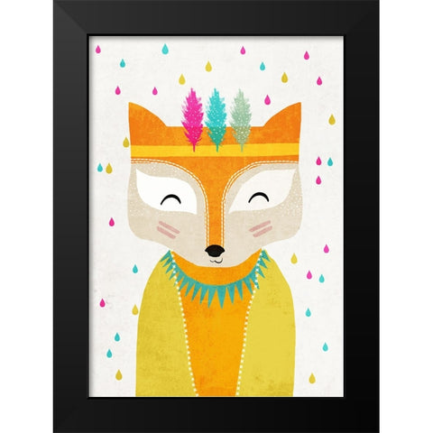 The Rainmaker Black Modern Wood Framed Art Print by Treechild