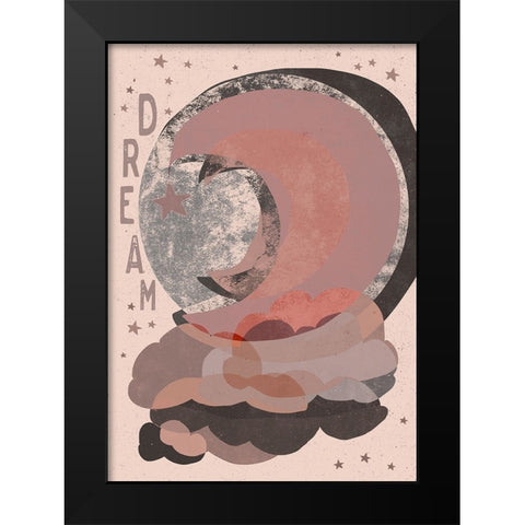 Dream (Light Version) Black Modern Wood Framed Art Print by Treechild