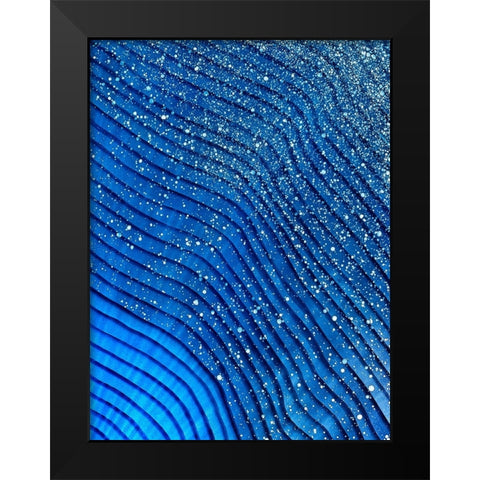 Star Light Star Bright Black Modern Wood Framed Art Print by Mann, Tara