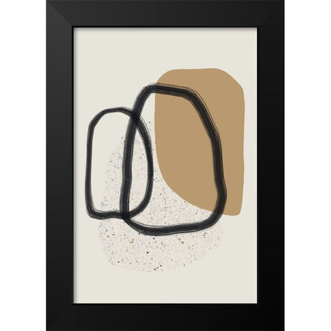Feels like this Black Modern Wood Framed Art Print by Uplusmestudio