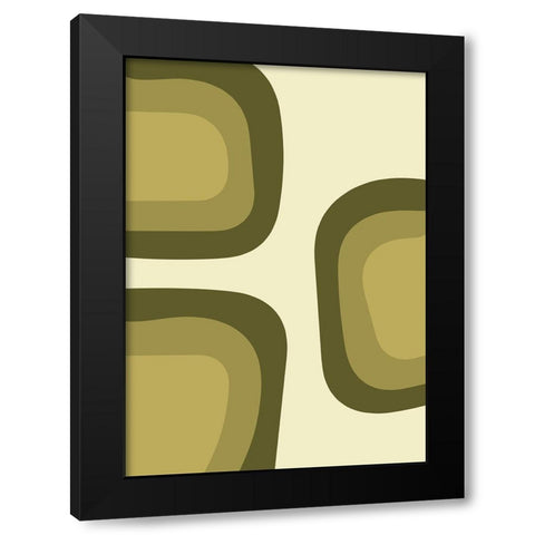 Boo Black Modern Wood Framed Art Print with Double Matting by Grace Agustin, Wendy