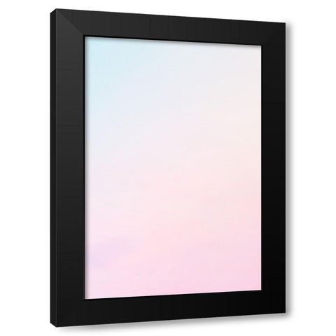 White Pastel Black Modern Wood Framed Art Print with Double Matting by Thai, Xuan