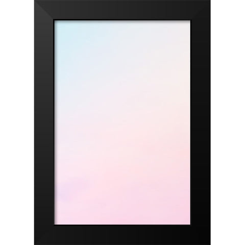 White Pastel Black Modern Wood Framed Art Print by Thai, Xuan