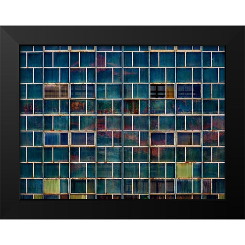 stories Black Modern Wood Framed Art Print by Surleac, Marius