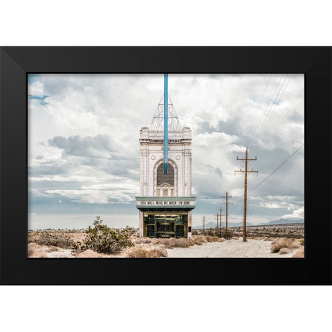 You Will Miss Me When Im Gone Black Modern Wood Framed Art Print by Melo, Paul