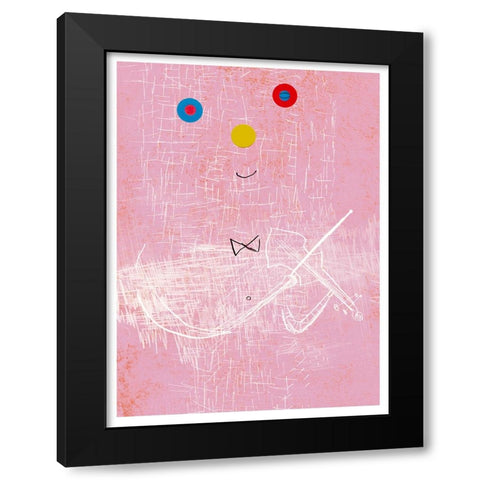 Fiddler. Black Modern Wood Framed Art Print by Flores, Leonardo