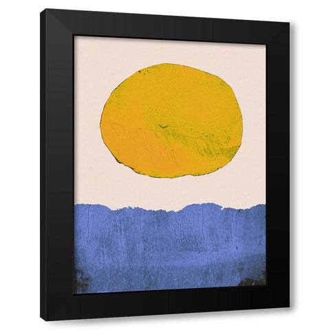 Summer Sun Black Modern Wood Framed Art Print with Double Matting by Galitsyna, Alisa