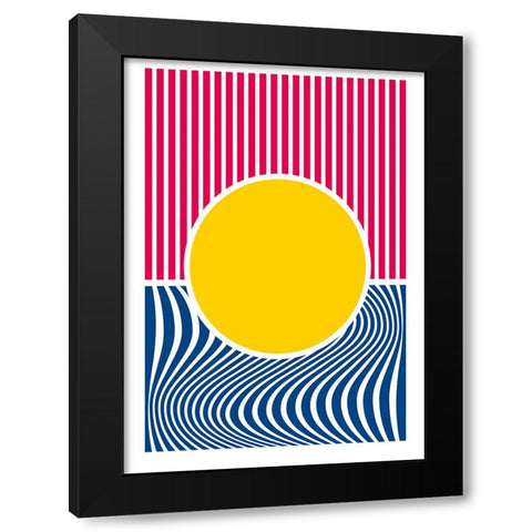 Simple Black Modern Wood Framed Art Print with Double Matting by Ortiz, Sergio