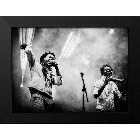 Herencia De Timbiquas Black Modern Wood Framed Art Print by Gomez, Paul