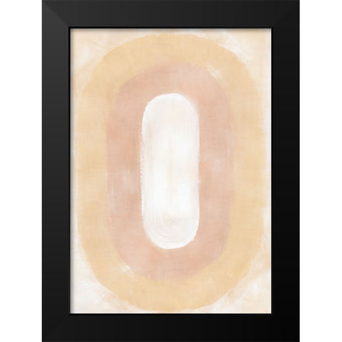 Myung ovals Black Modern Wood Framed Art Print by Laiz Blursbyai, Rosana