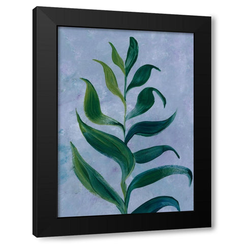 Woong branch Black Modern Wood Framed Art Print by Laiz Blursbyai, Rosana