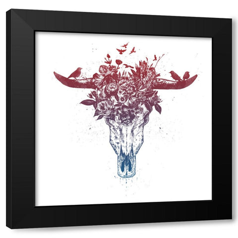 Dead summer Black Modern Wood Framed Art Print with Double Matting by Solti, Balazs