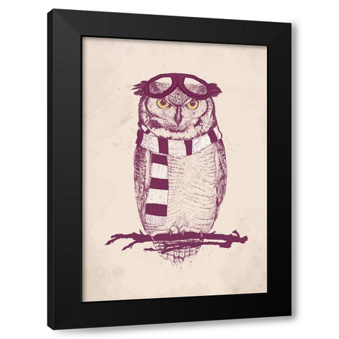 The aviator Black Modern Wood Framed Art Print with Double Matting by Solti, Balazs